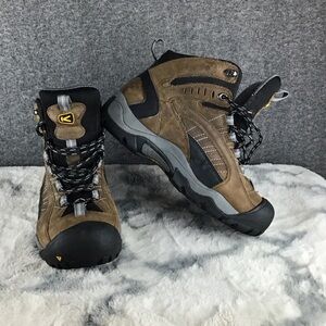 Keen Insulated Brown Leather Waterproof Thermal Insock Hiking Boots M8|W 9.5